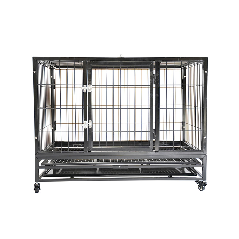 DH120-3 Foldable Heavy Duty Metal Pet Cage Cat And Dog Crate