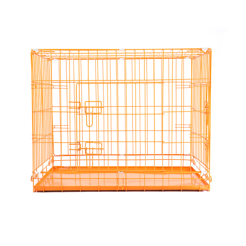DH016-2 Folding 2 Door Kennel Pet Box With ABS Tray