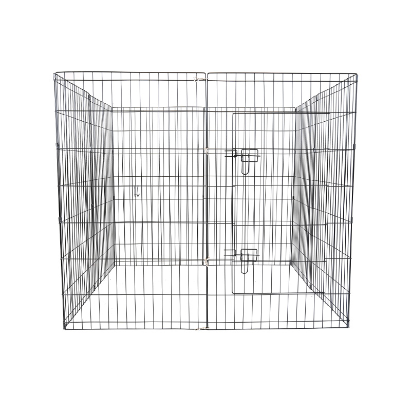 DH051-4 Foldable 8 Panels Metal Pet Playpen Cat Fence